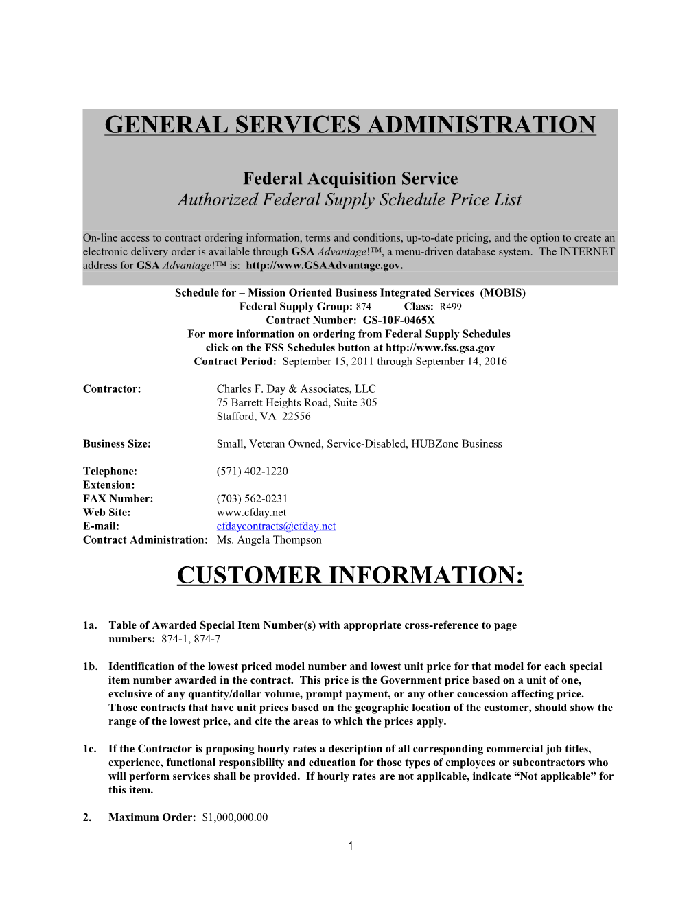 General Services Administration s29