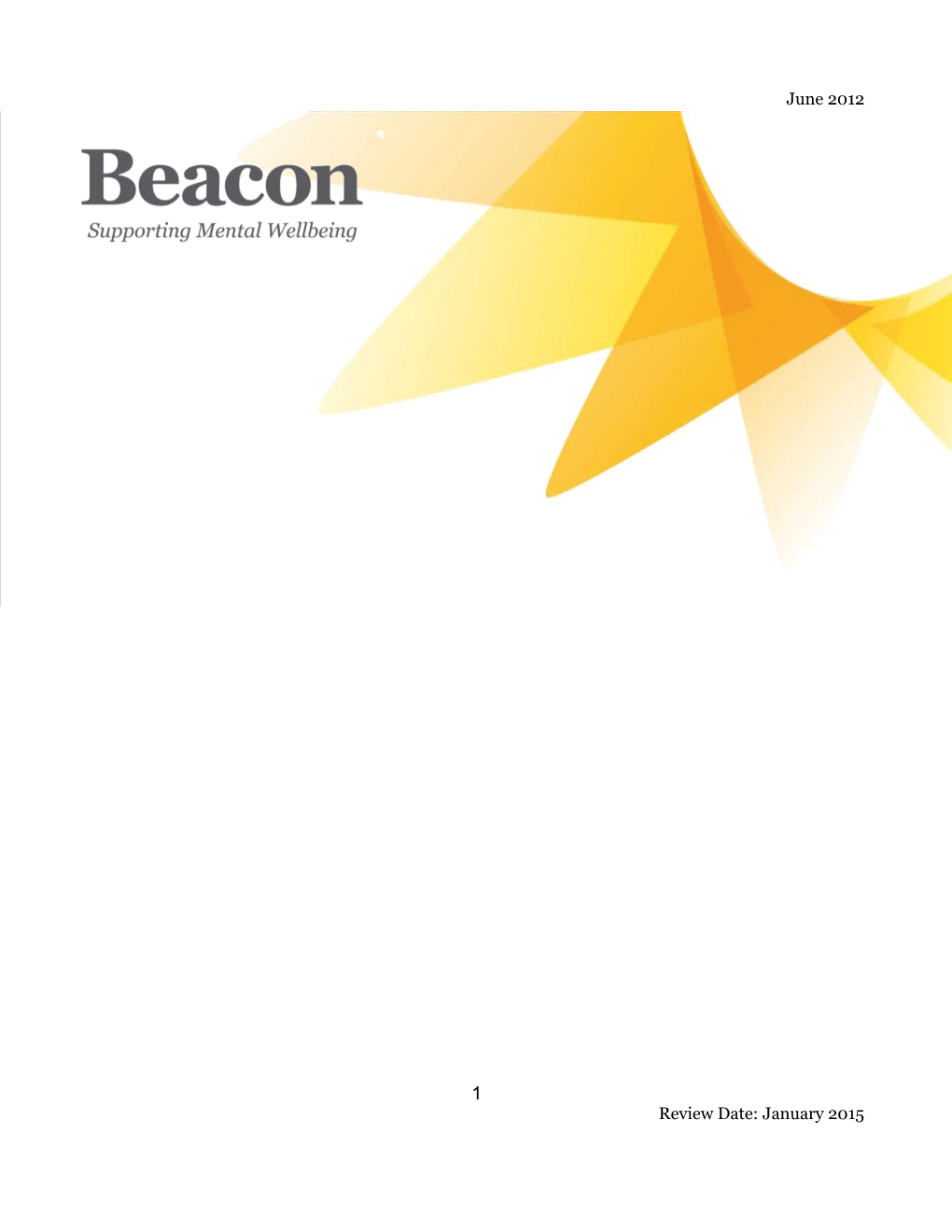 Beacon Centre Handbook Draft Content May 06