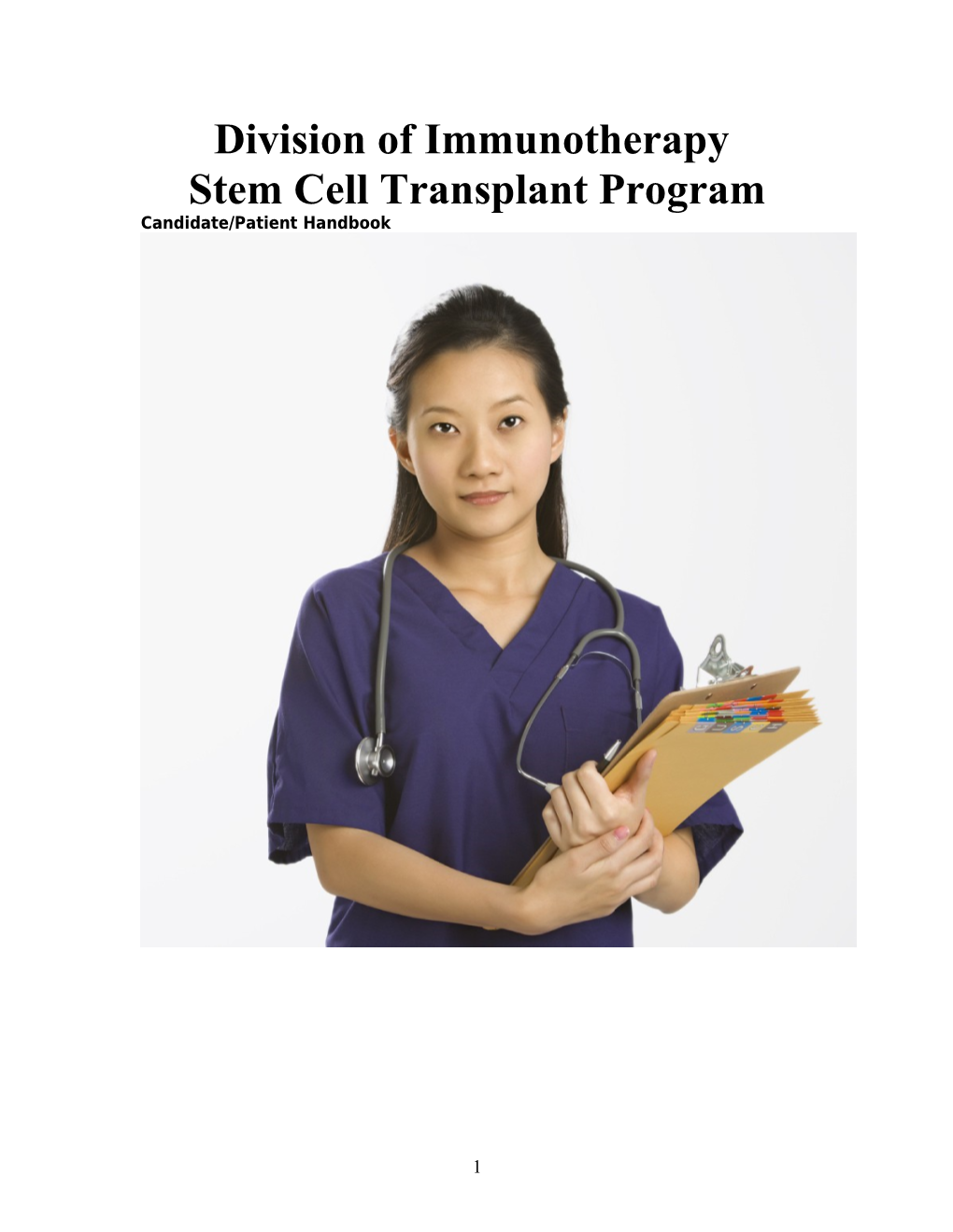 Stem Cell Transplant Program