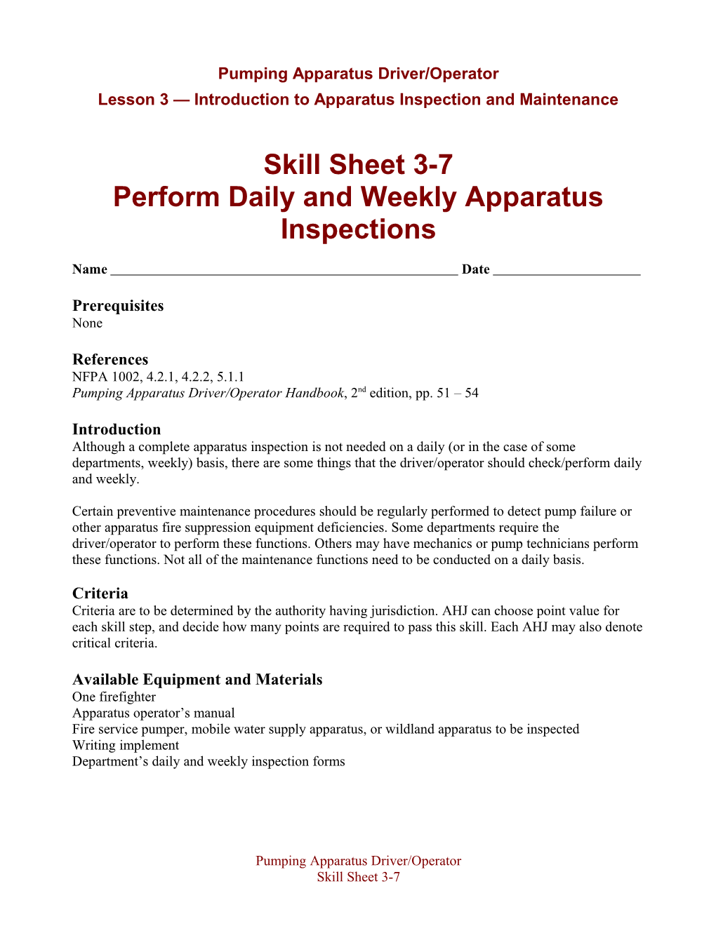 Operational-Level First Responder s1