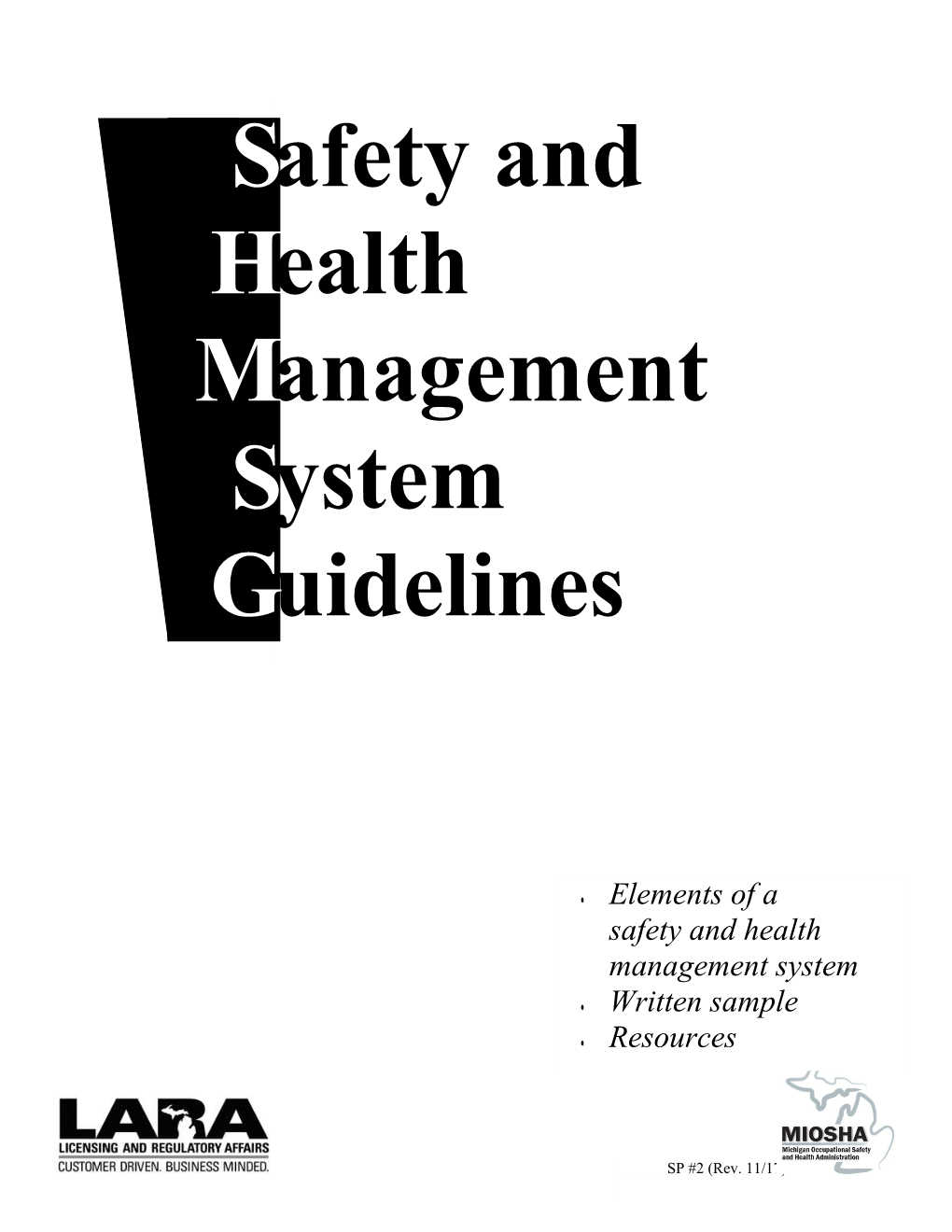 Safety & Health Management System Guidelines