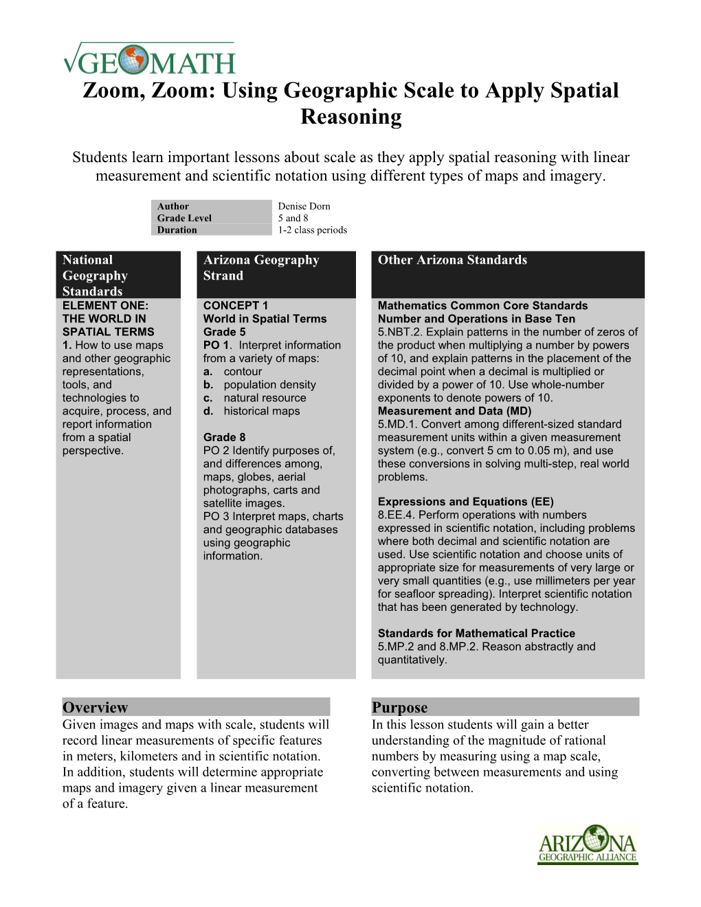 Zoom: Using Geographic Scale to Apply Spatial Reasoning