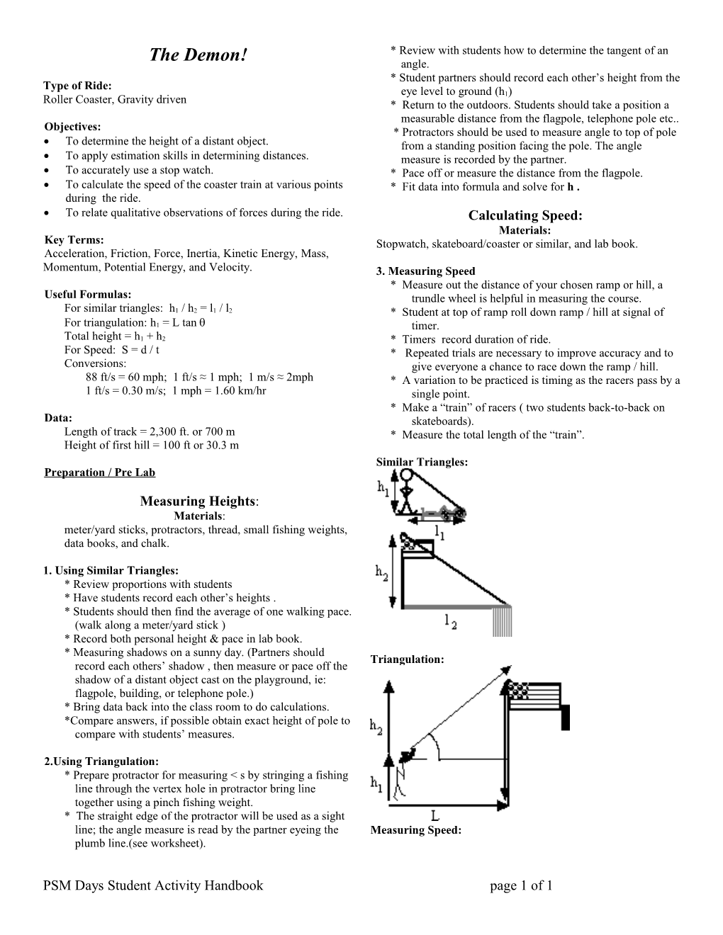 Roller Coaster, Gravity Driven