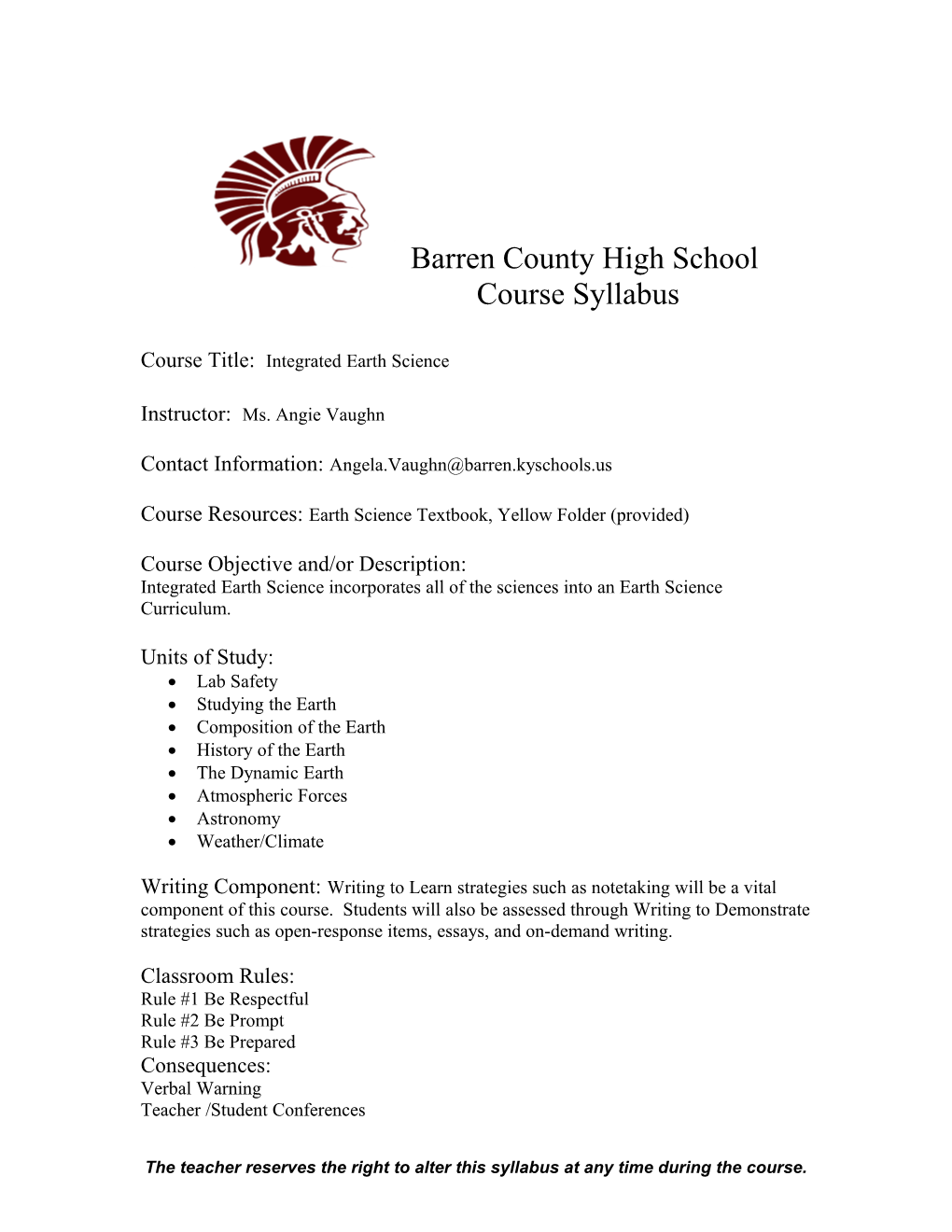 Barren County High School s2