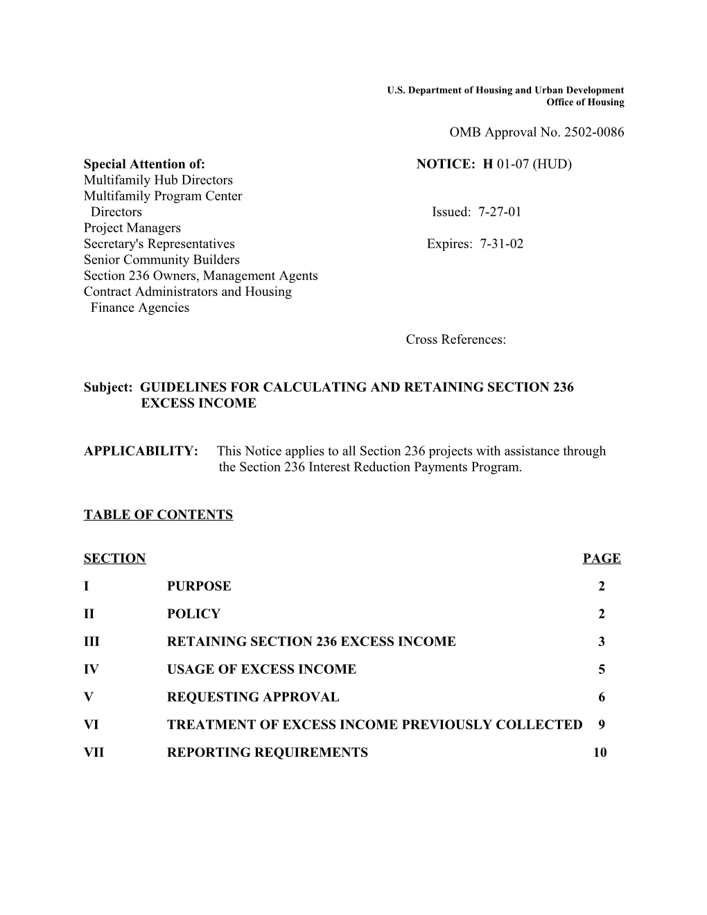 U.S. Department of Housing and Urban Development s11