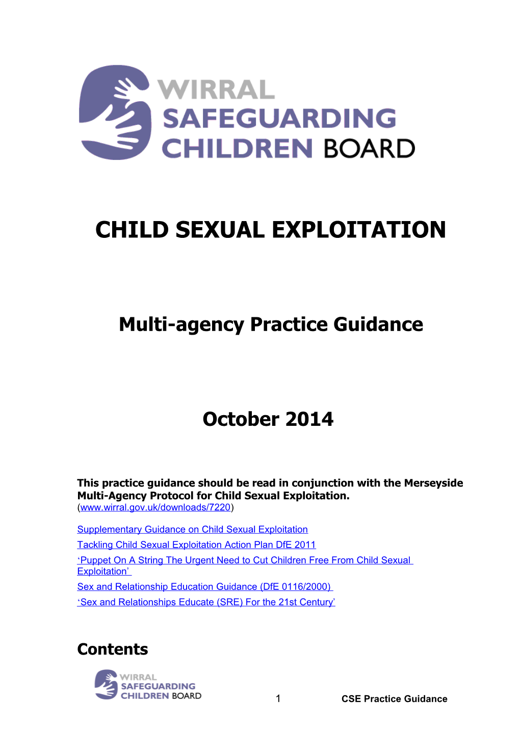 Multi-Agency Practice Guidance