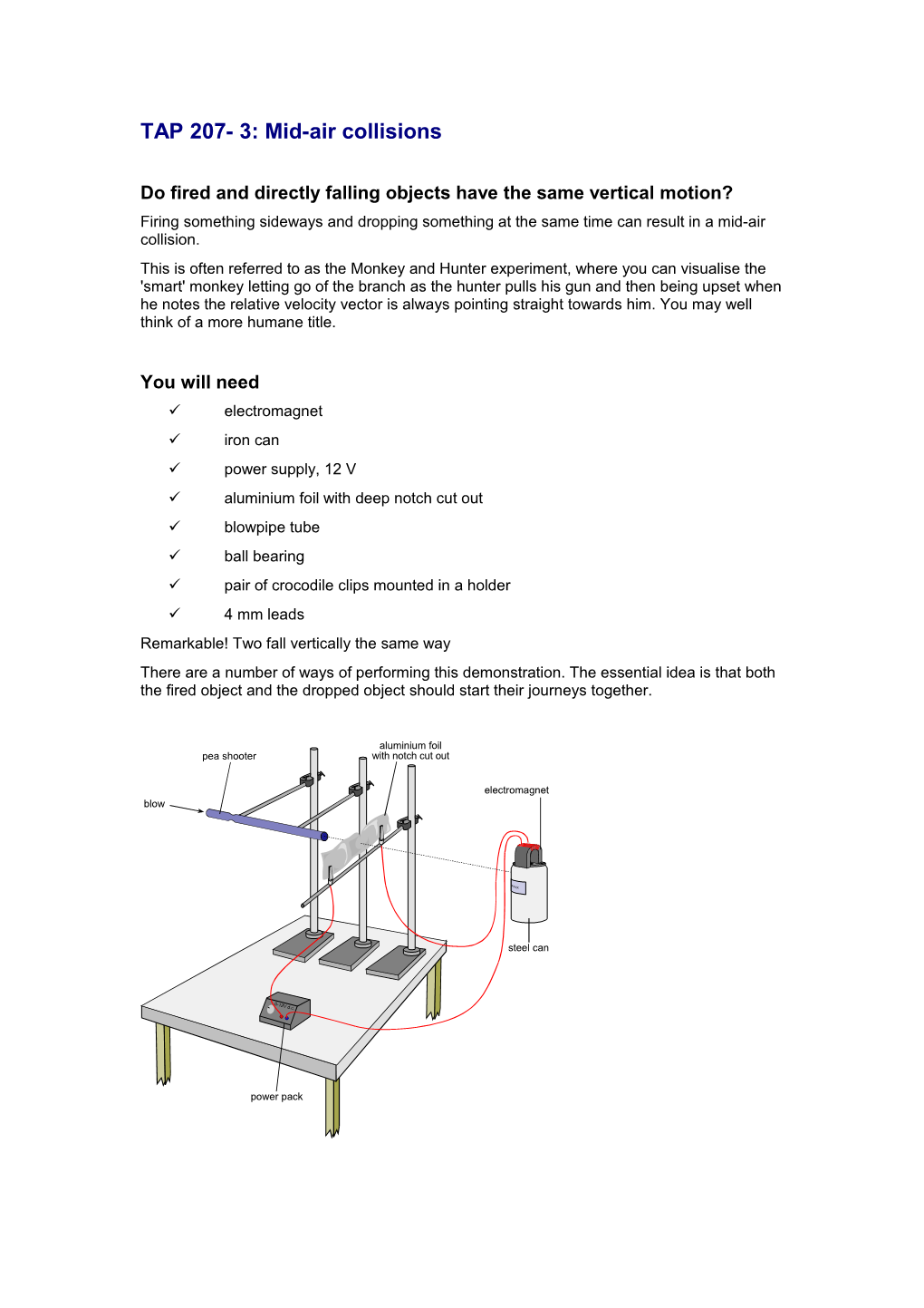 TAP 207- 3: Mid-Air Collisions