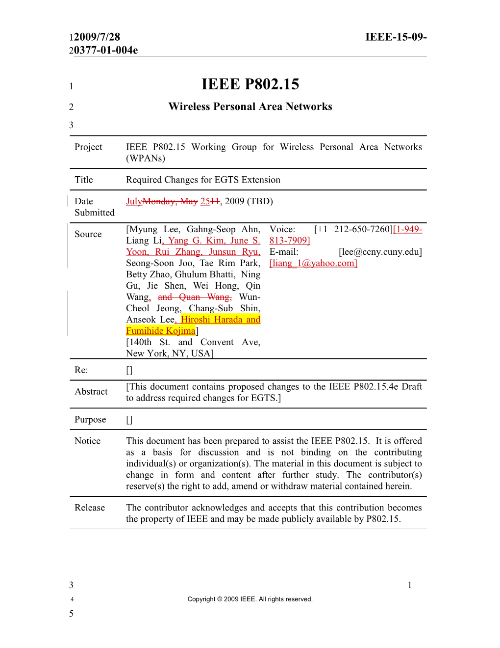 IEEE Standards - Draft Standard Template s4