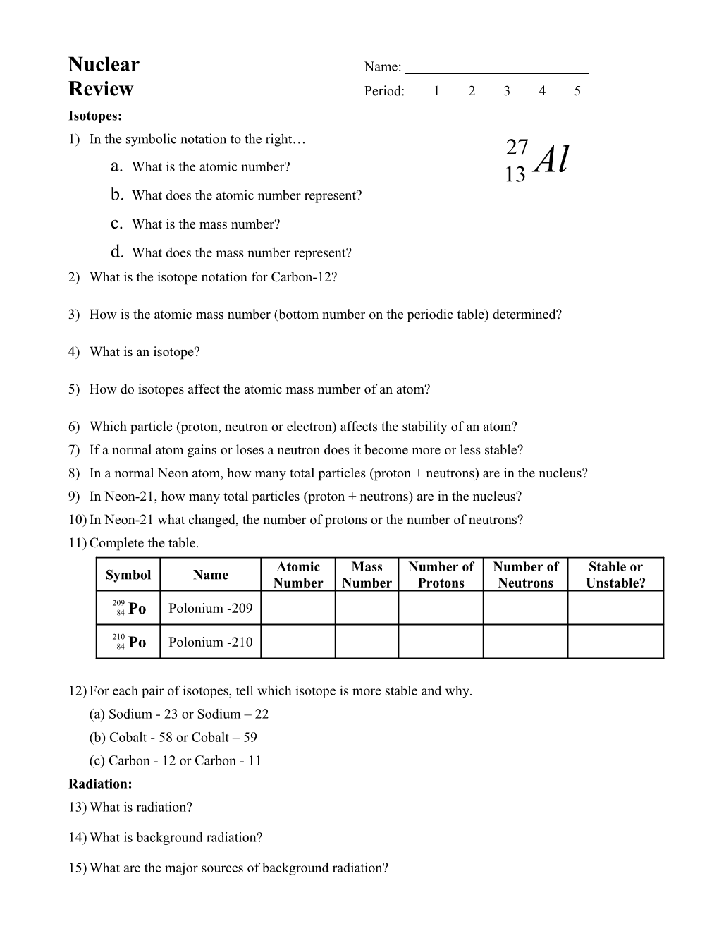 1) in the Symbolic Notation to the Right