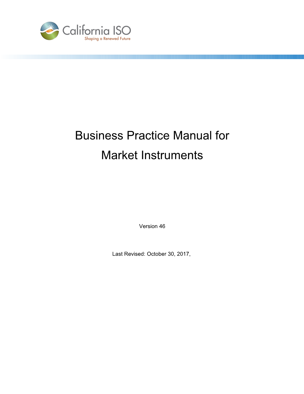 Business Practice Manual For s7