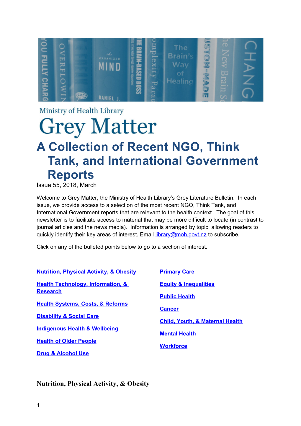 Grey Matter, Issue 55, March 2018