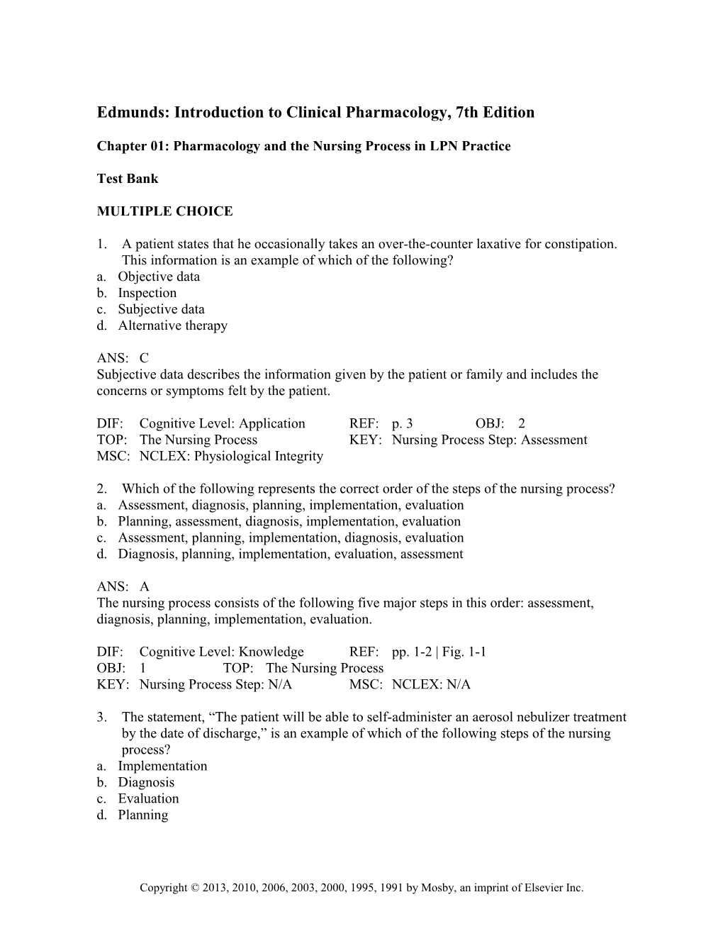 Edmunds: Introduction to Clinical Pharmacology, 7Th Edition