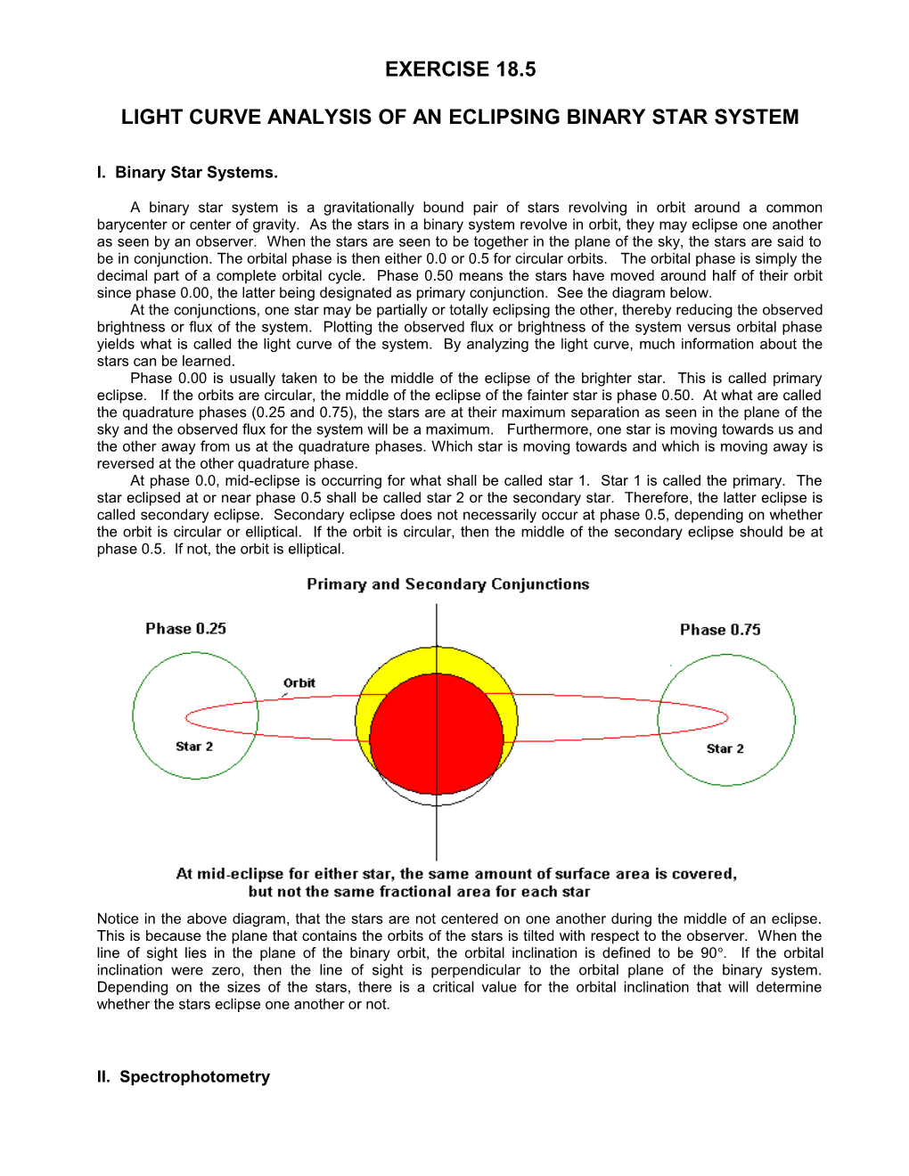 Light Curve Analysis of an Eclipsing Binary Star System