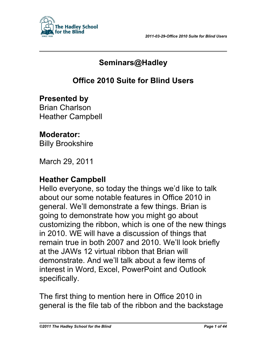 2011-03-29-Office 2010 Suite for Blind Users