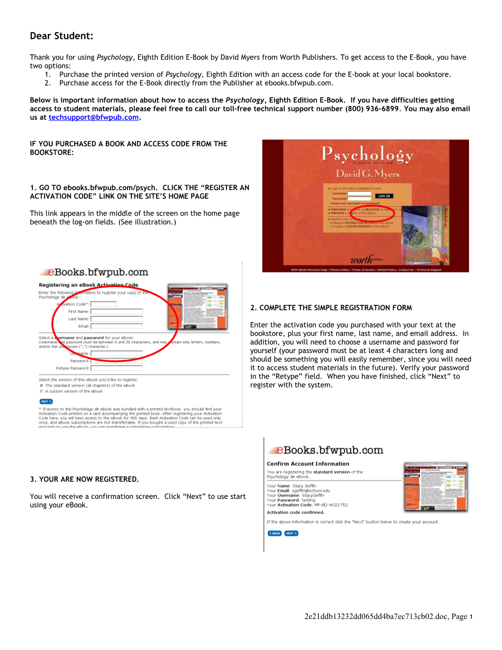 Thank You for Using Psychology, Eighth Edition E-Book by David Myers from Worth Publishers