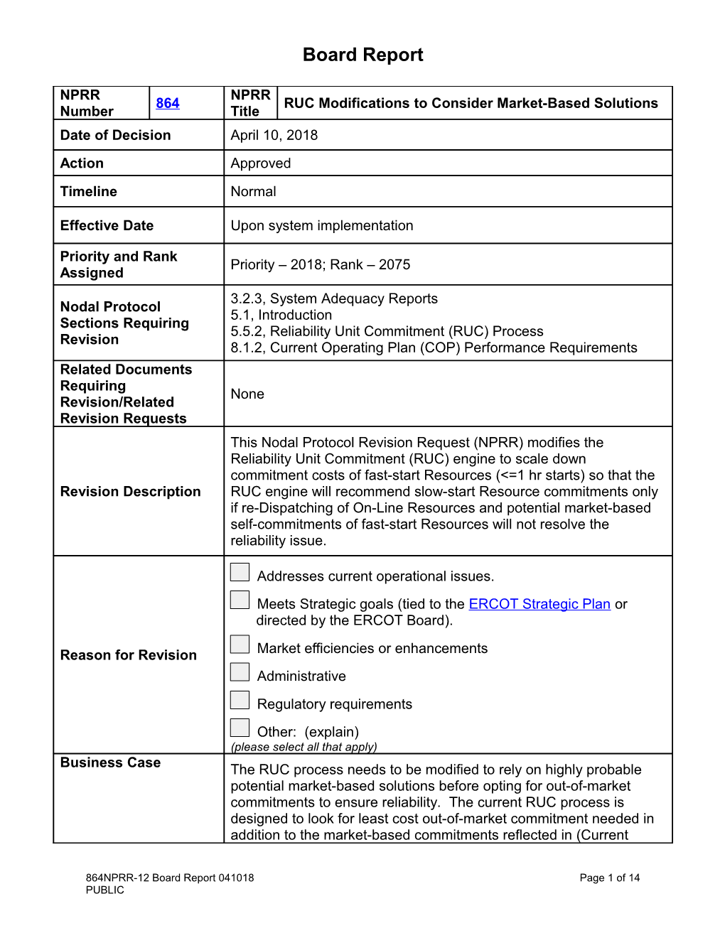 3.2.3System Adequacy Reports