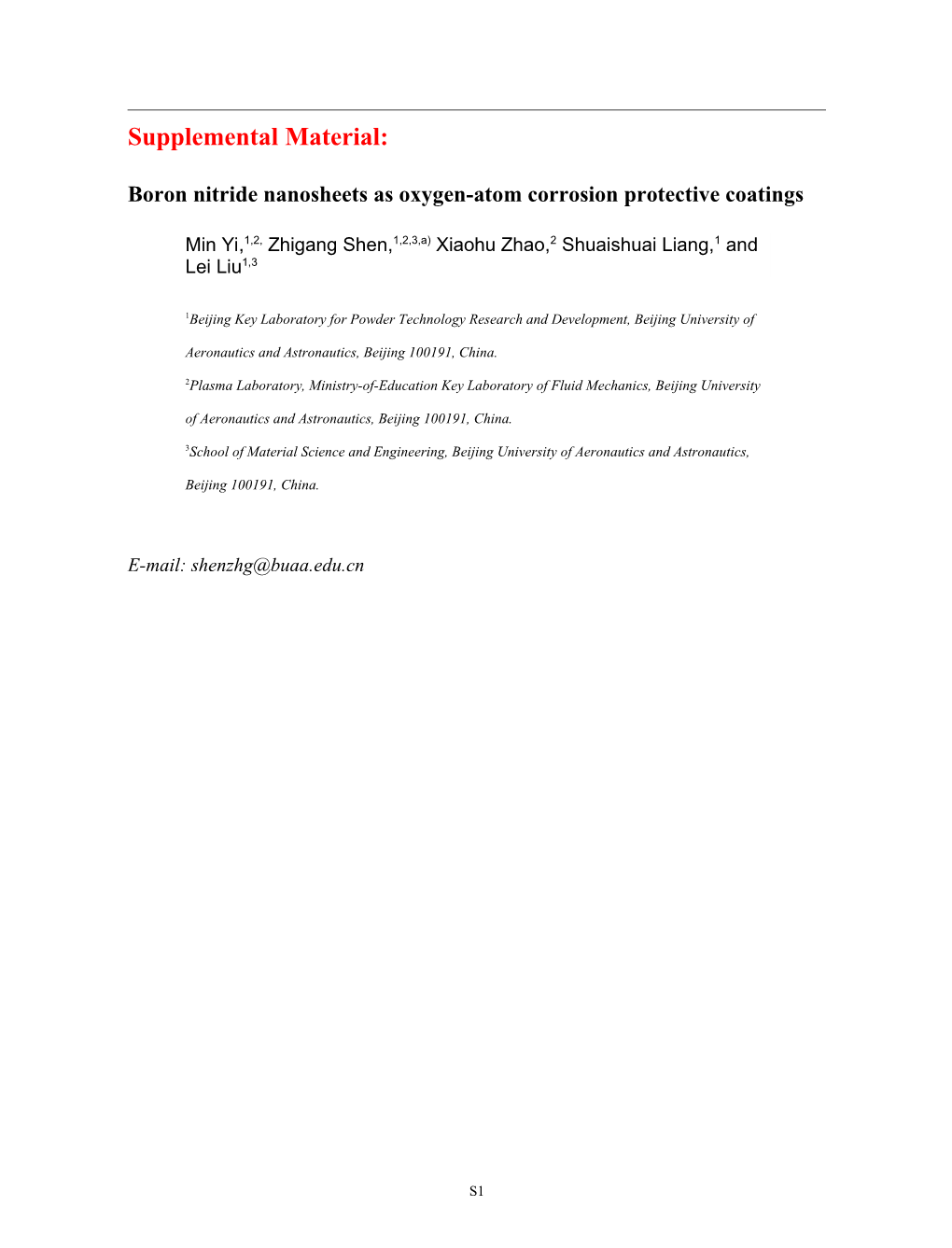 Boron Nitride Nanosheets As Oxygen-Atom Corrosion Protective Coatings