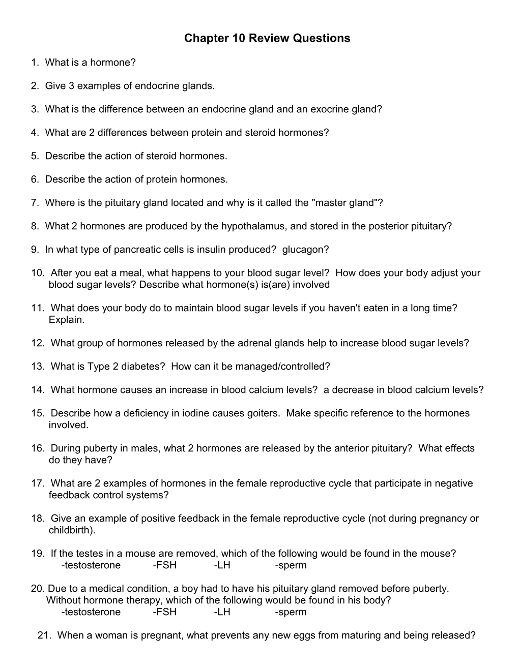 Photosynthesis Review Questions s1