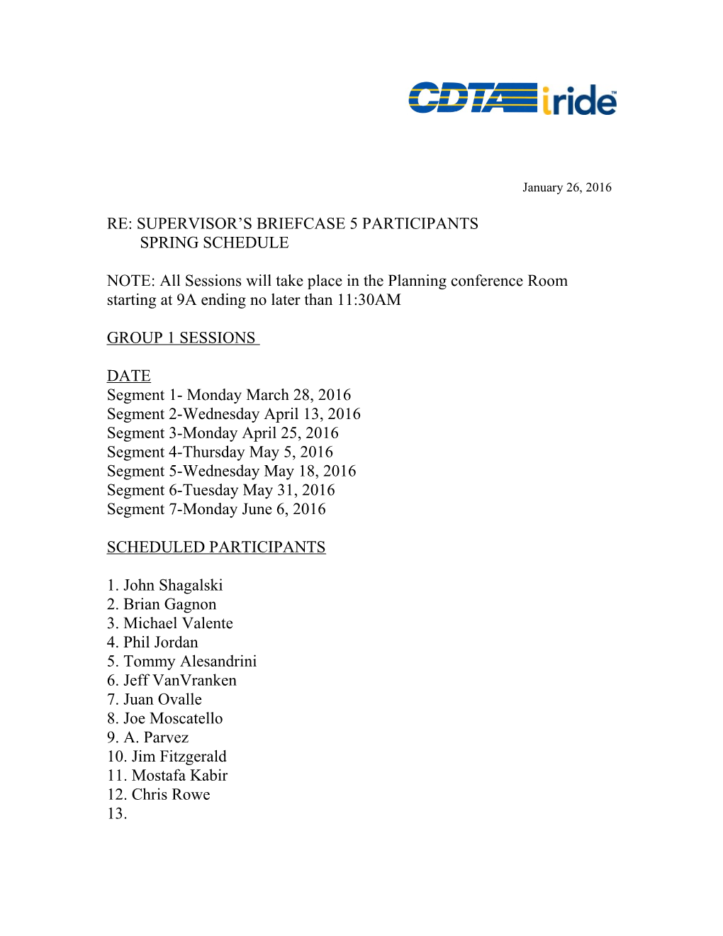 Re: Supervisor S Briefcase 5 Participants