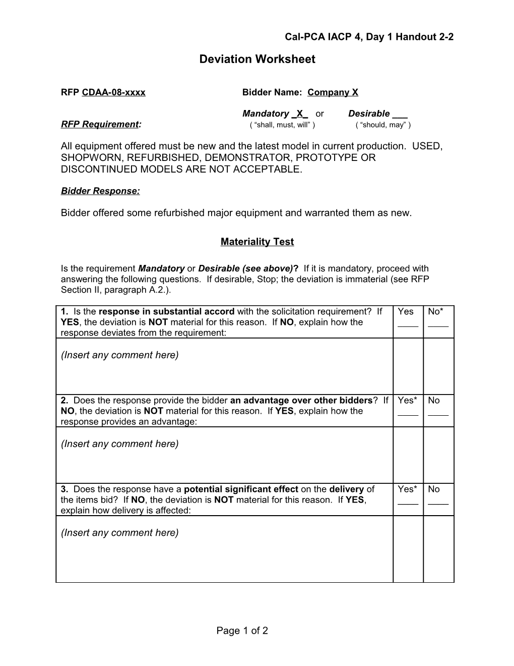 Cal-PCA IACP 4, Day 1 Handout 2-2