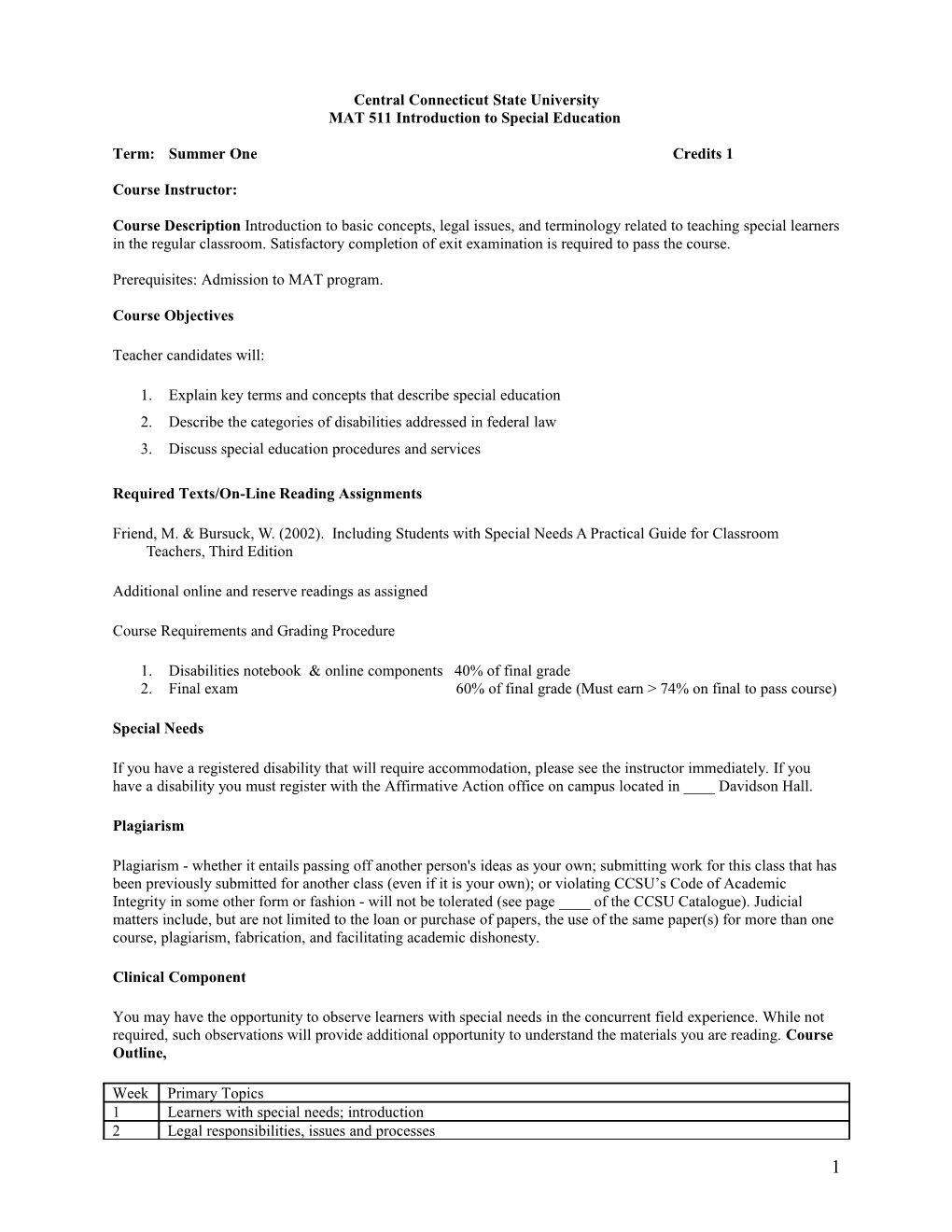 MAT 510 Research on Teaching Diverse Learners