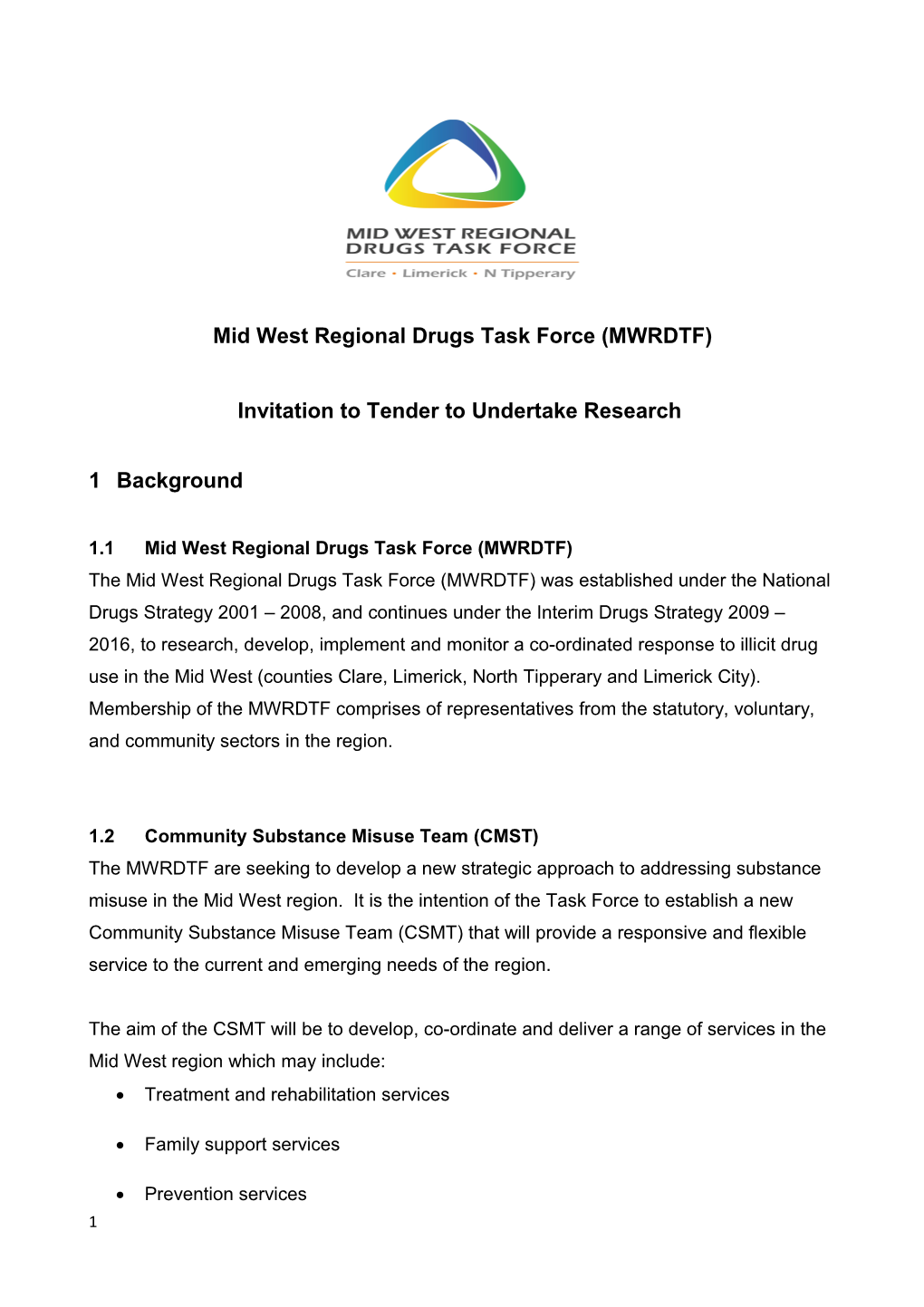 Mid West Regional Drugs Task Force (MWRDTF)