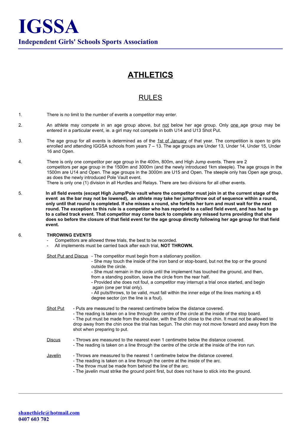 Financial Statement 30 June 2002 to 30 June 2003