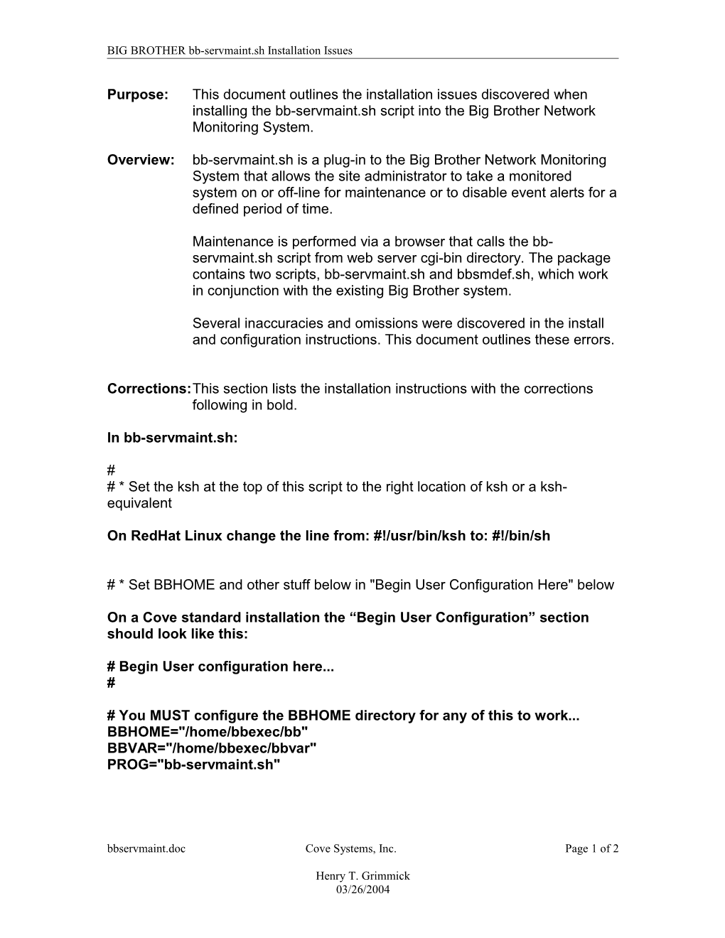 Purpose:	This Document Defines the Procedure to Mount an SMB Share on Another Host