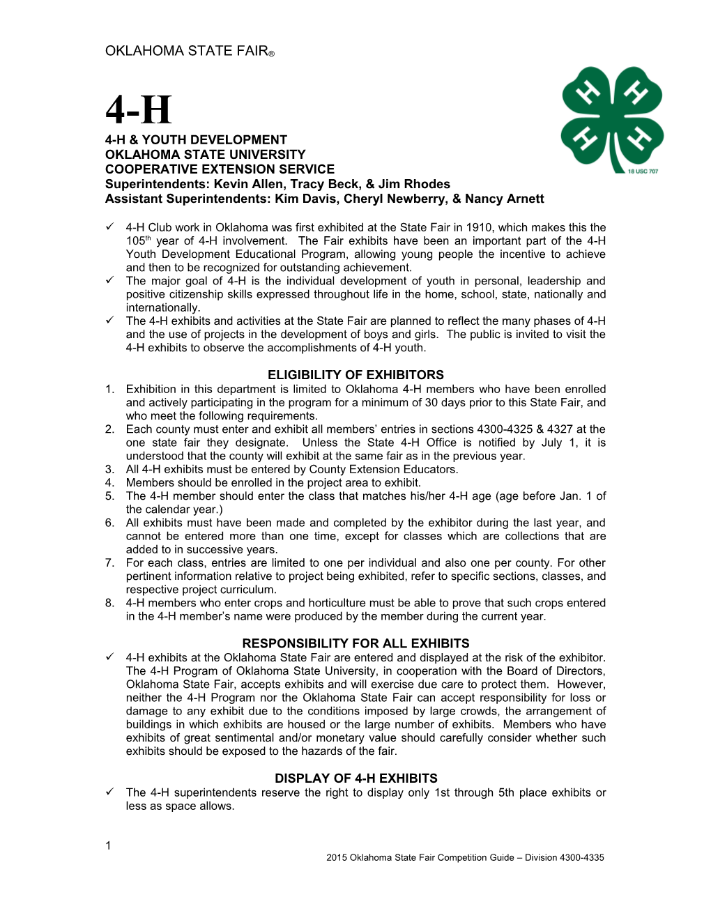 4-H & Youth Development