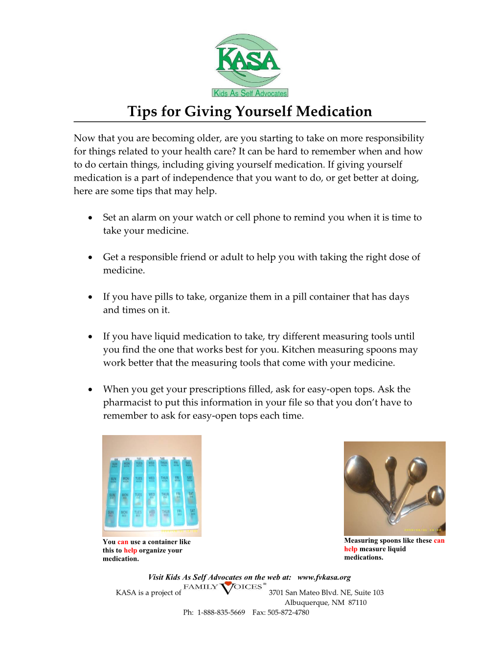Tips for Giving Yourself Medication