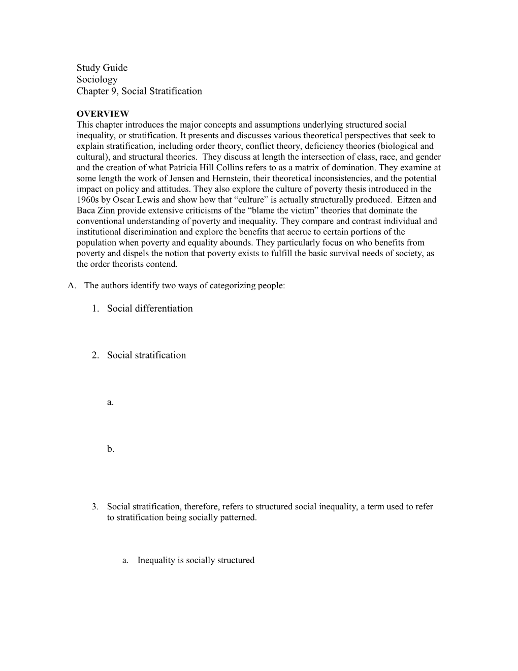 A. the Authors Identify Two Ways of Categorizing People