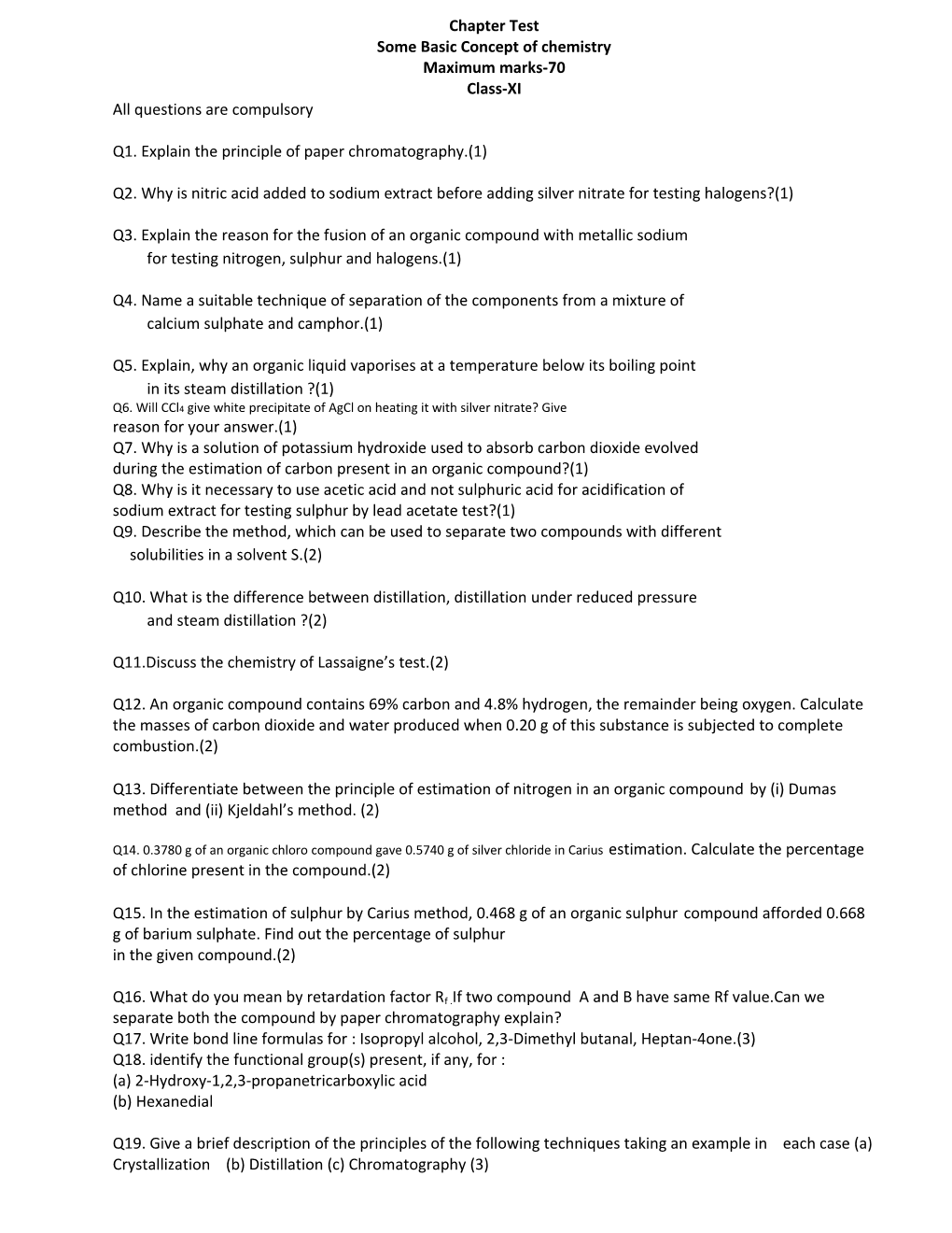 Some Basic Concept of Chemistry