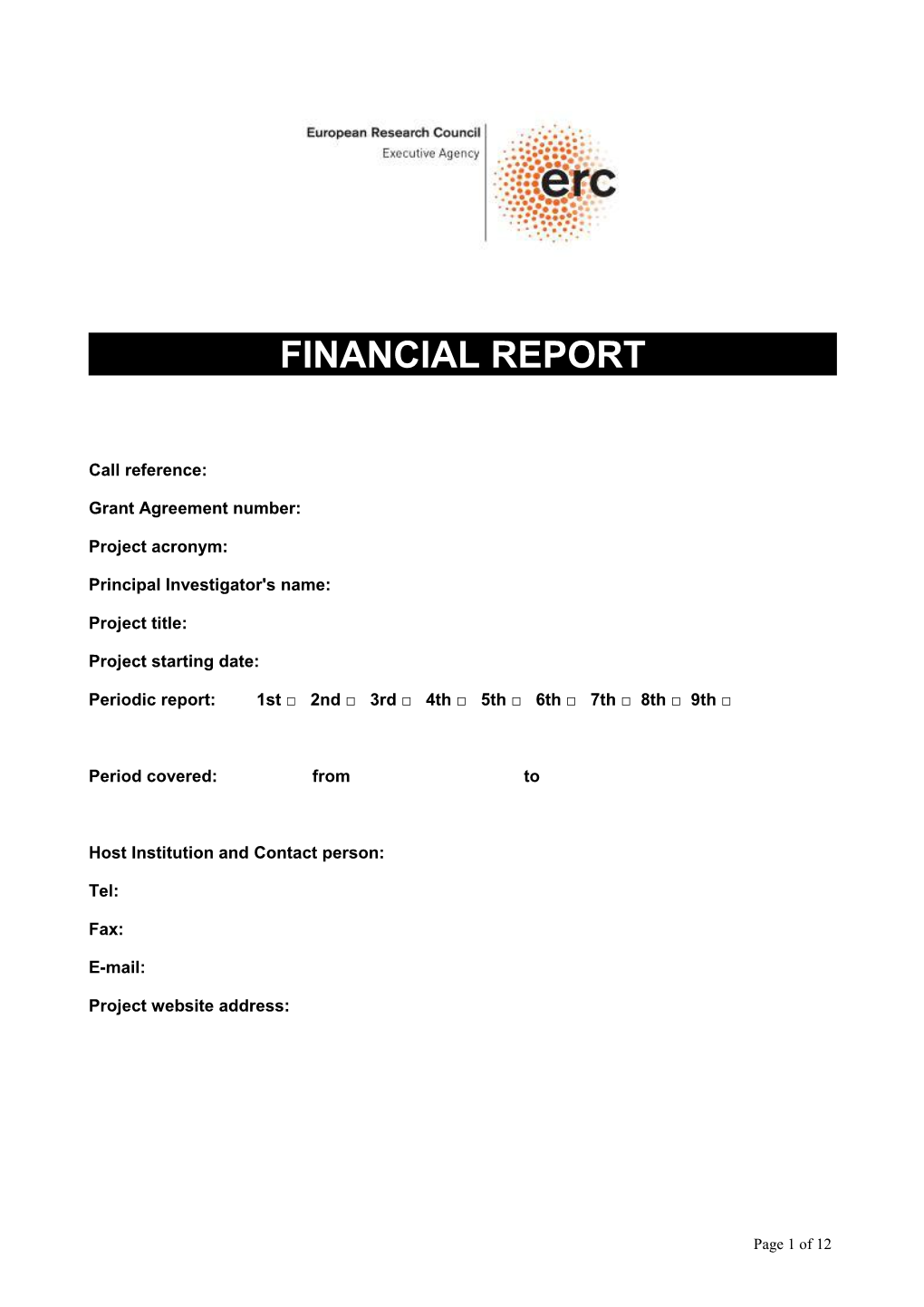 Financial Report