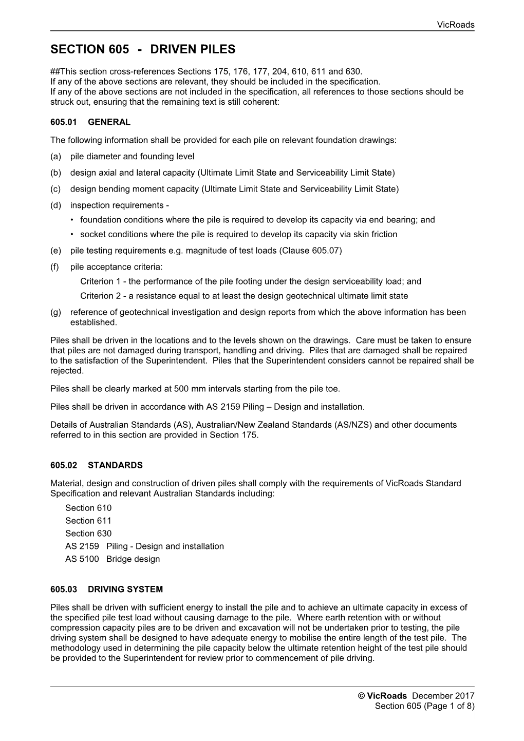 This Section Cross-References Sections175, 176, 177, 204, 610, 611 and 630