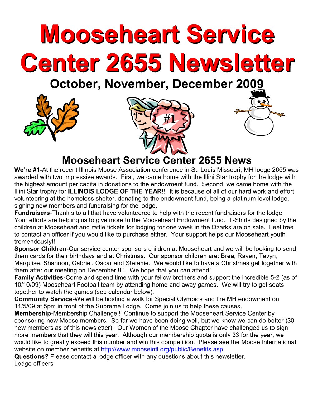 Mooseheart Service Center 2655
