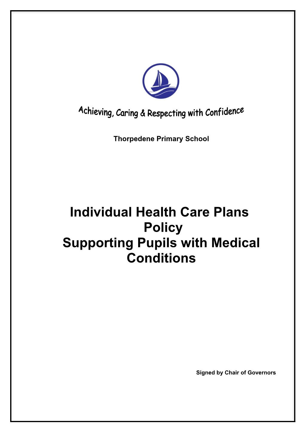 Individual Health Care Plans