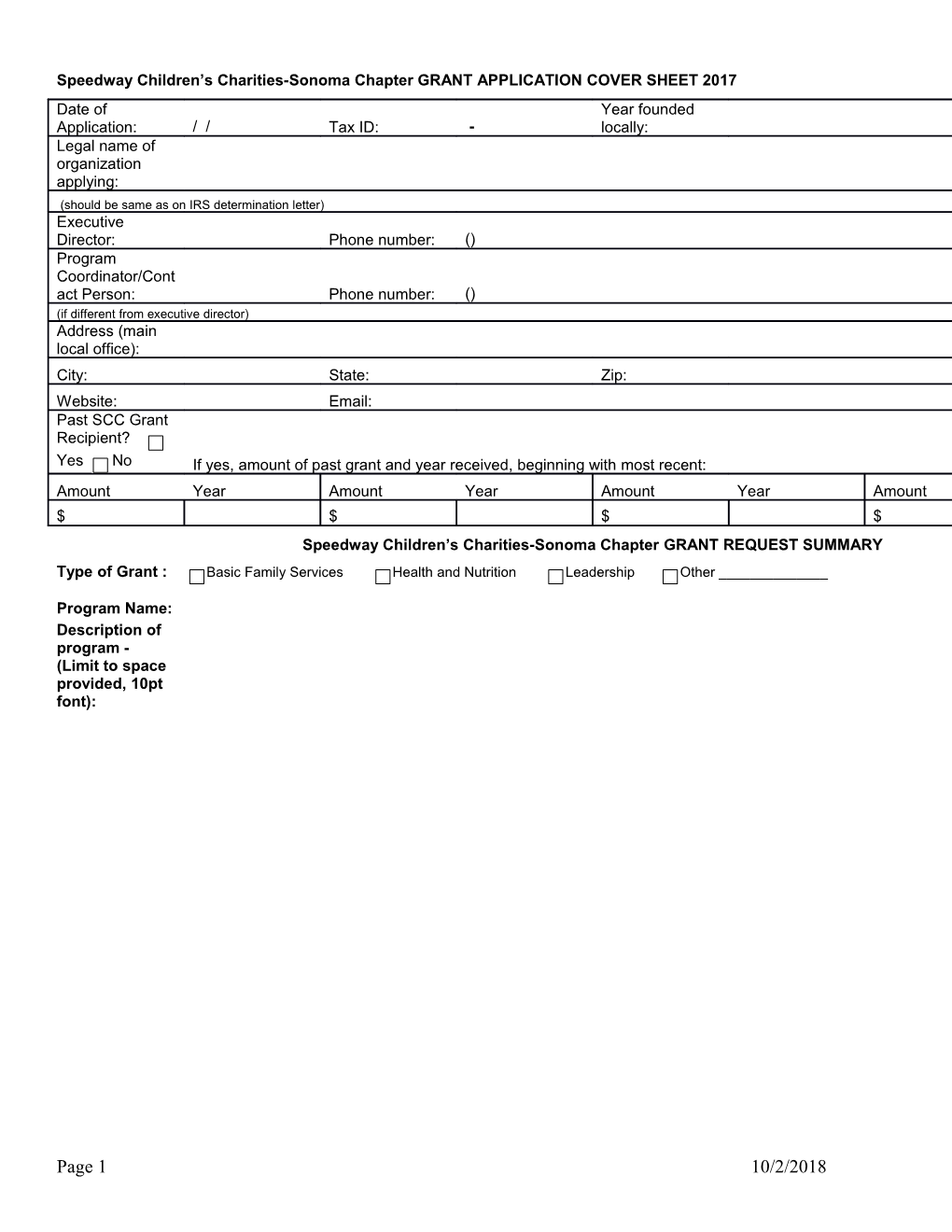 In Order to Update Our Files, Please Complete This Form and Return It As Soon As Possible