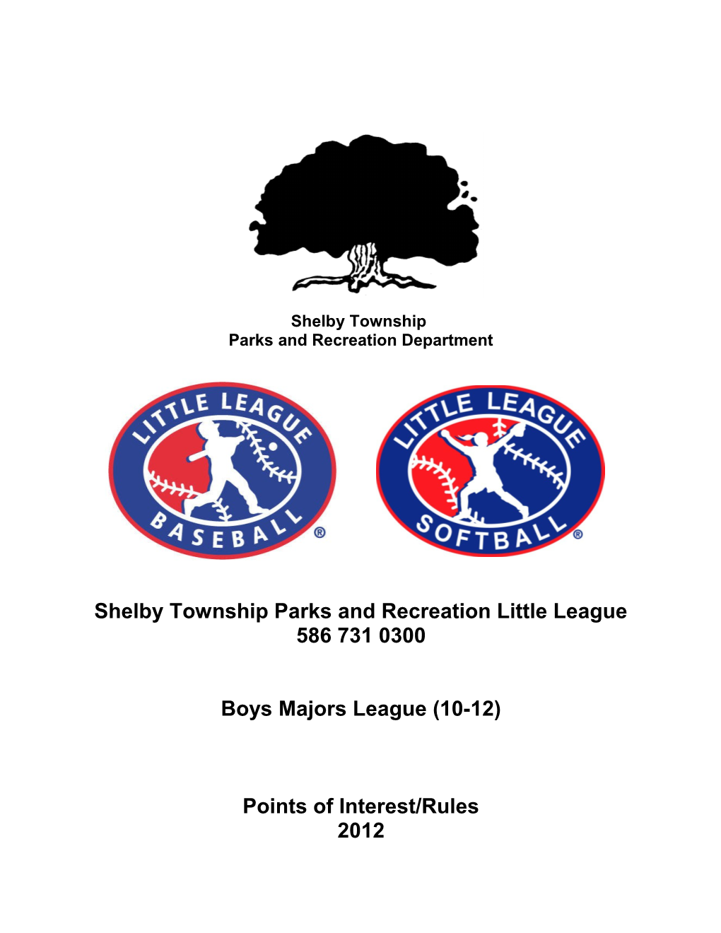 Shelby Township Parks and Recreation Little League