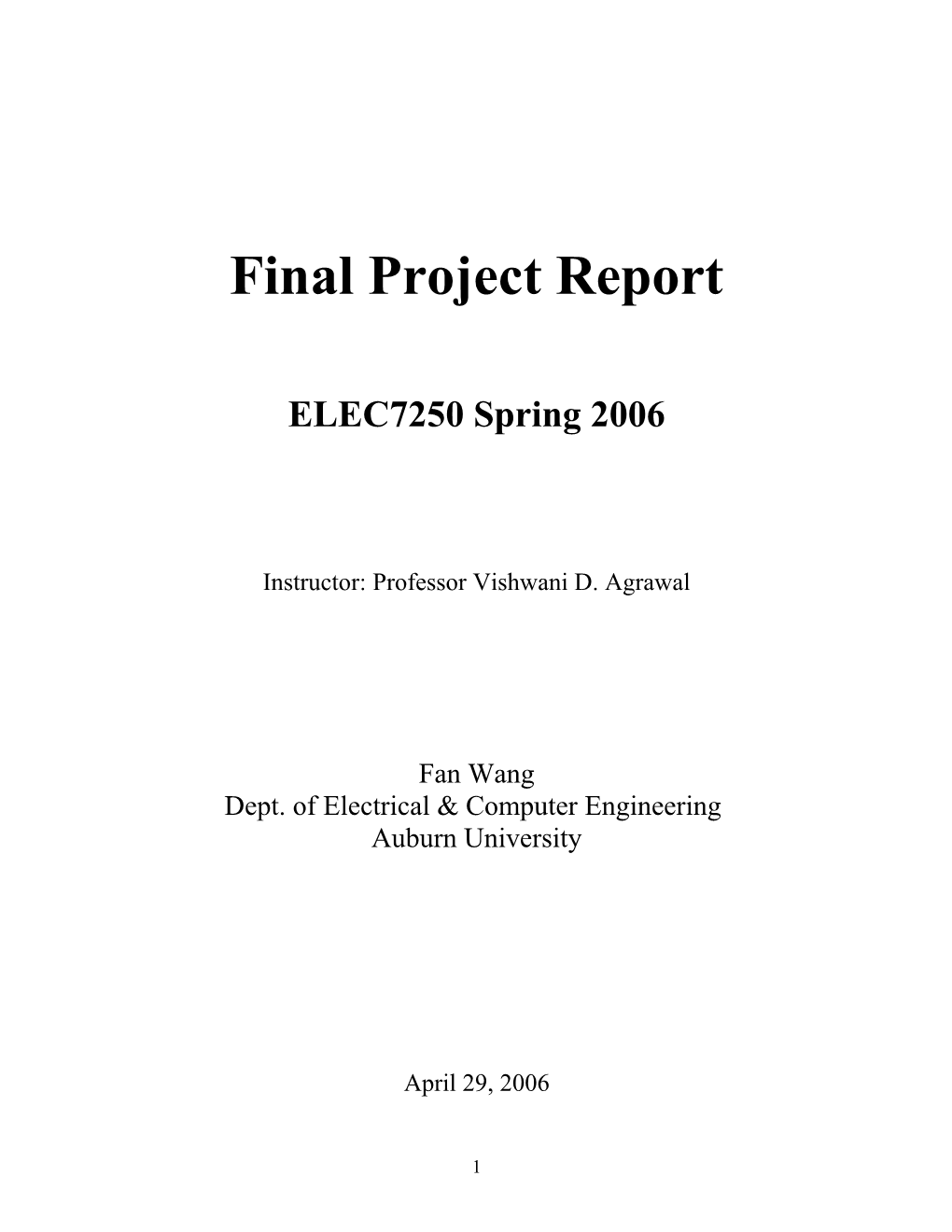 Final Project Report s1