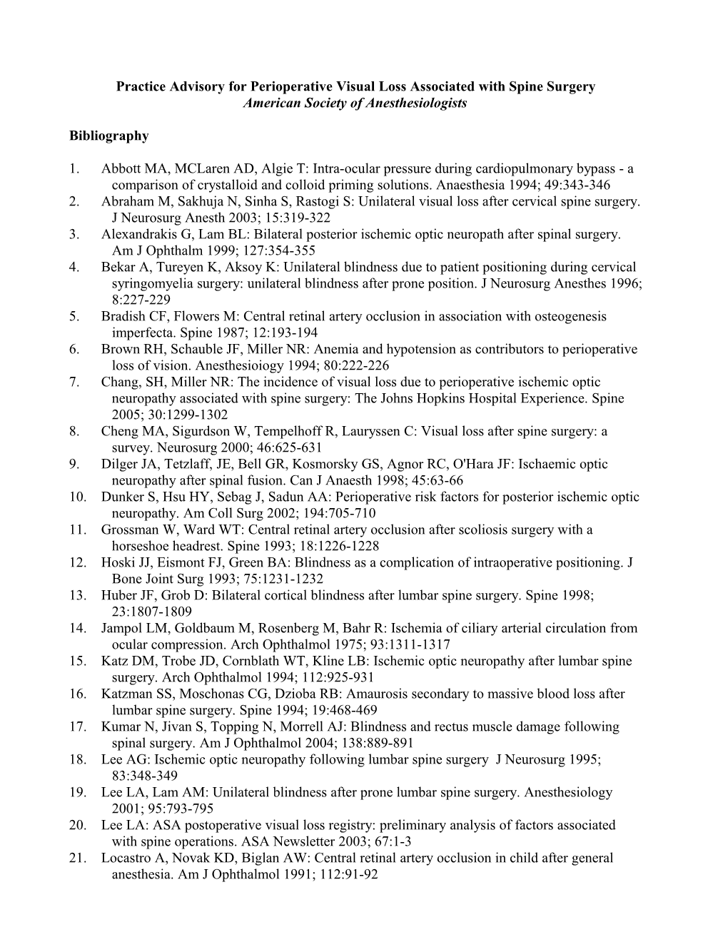 Practice Advisory for Perioperative Management of Patients with Cardiac Rhythm Devices