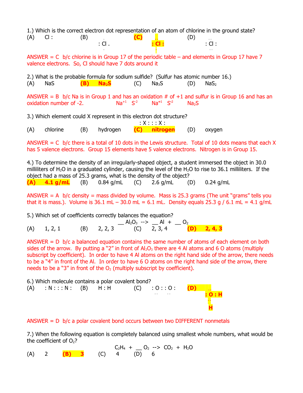 Which Is the Correct Electron Dot Representation of an Atom of Chlorine in the Ground State