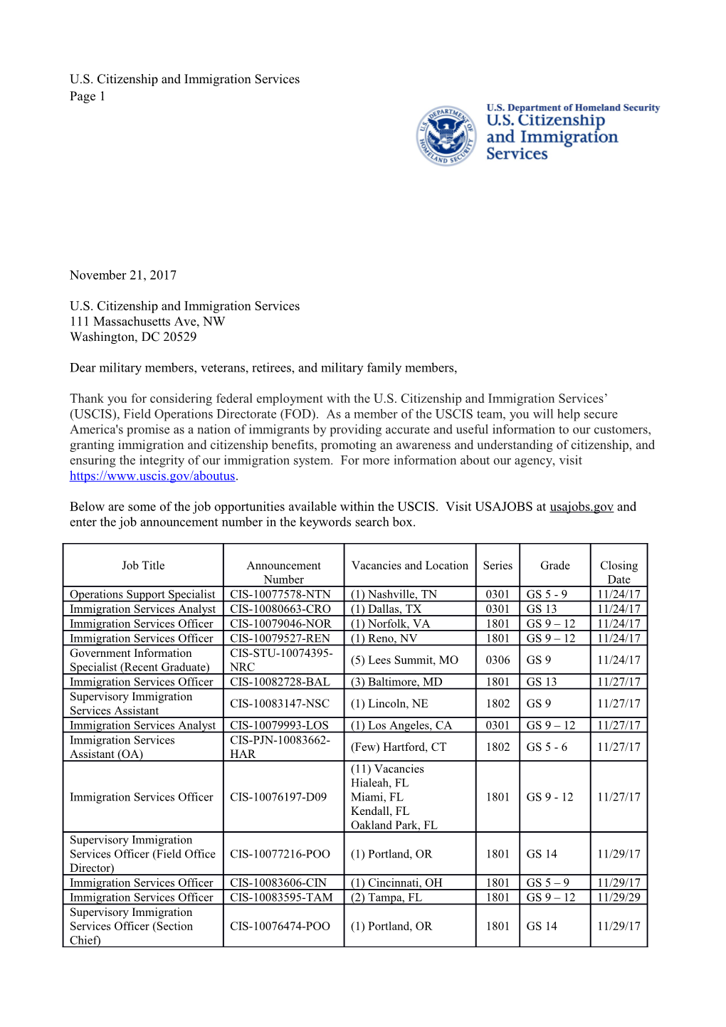 Appendix 22-1 Memorandum Format