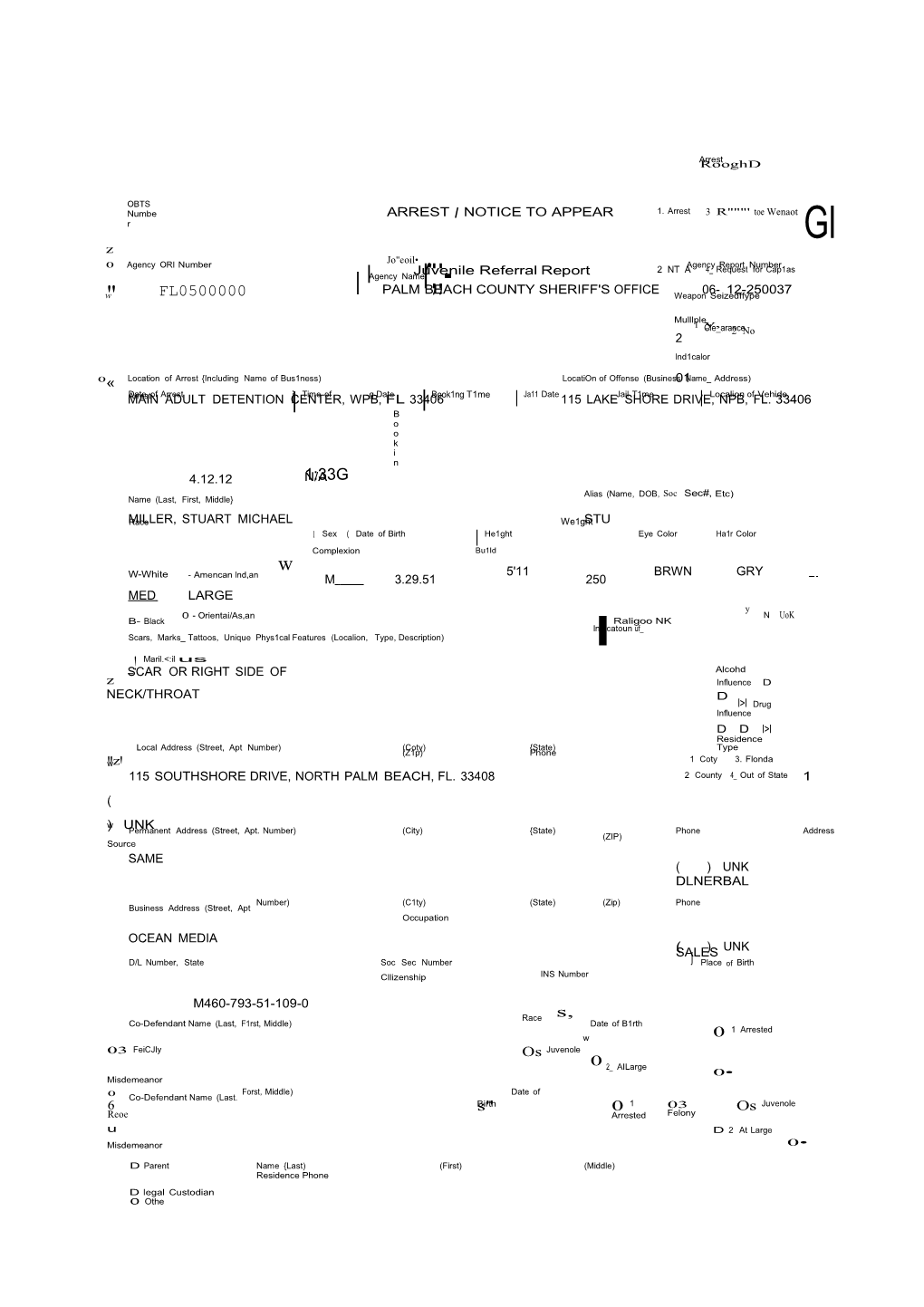 I Juvenile Referral Report 2 NT a 4 Request for Cap1as