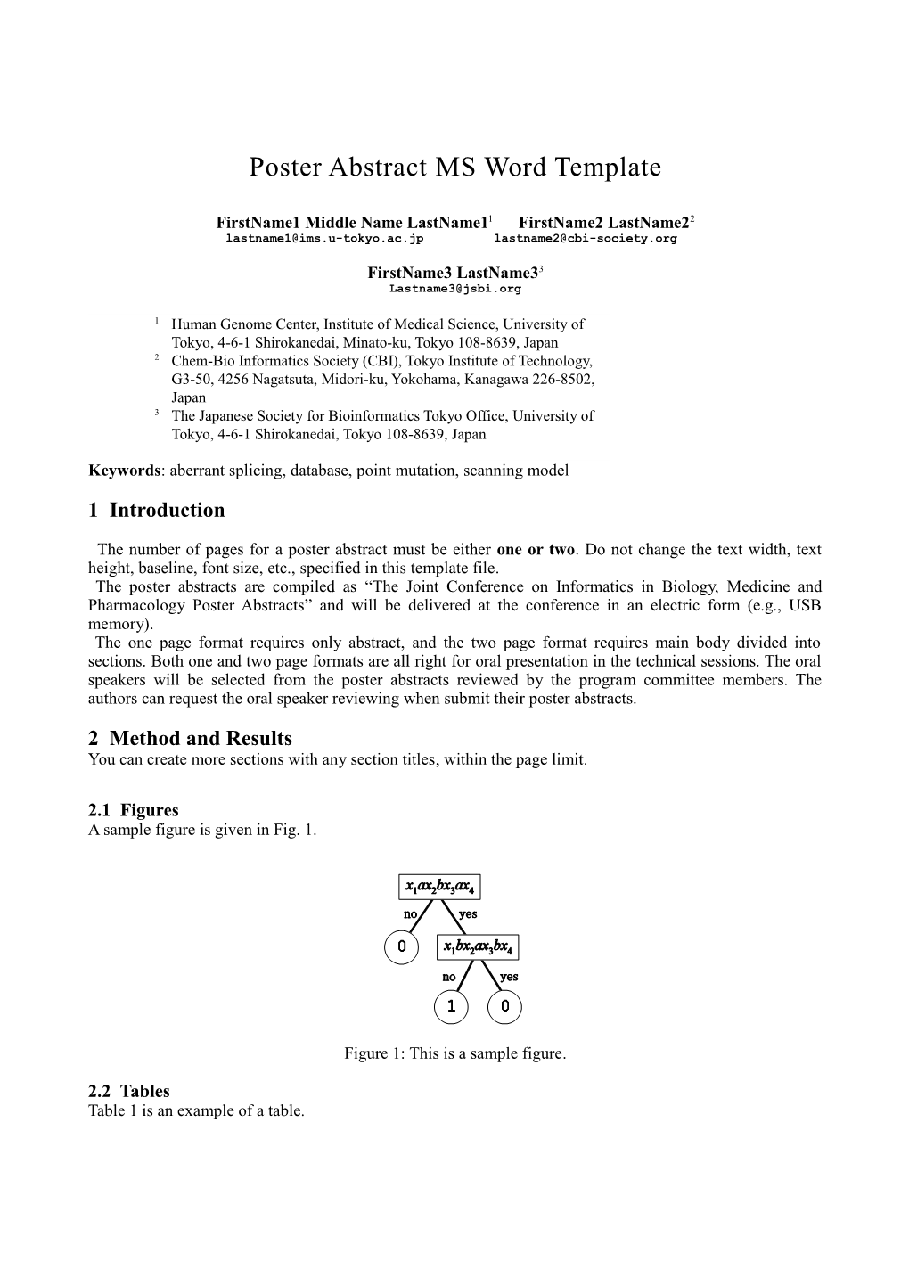 CBI-Jsbi2011 Poster Abstract Template