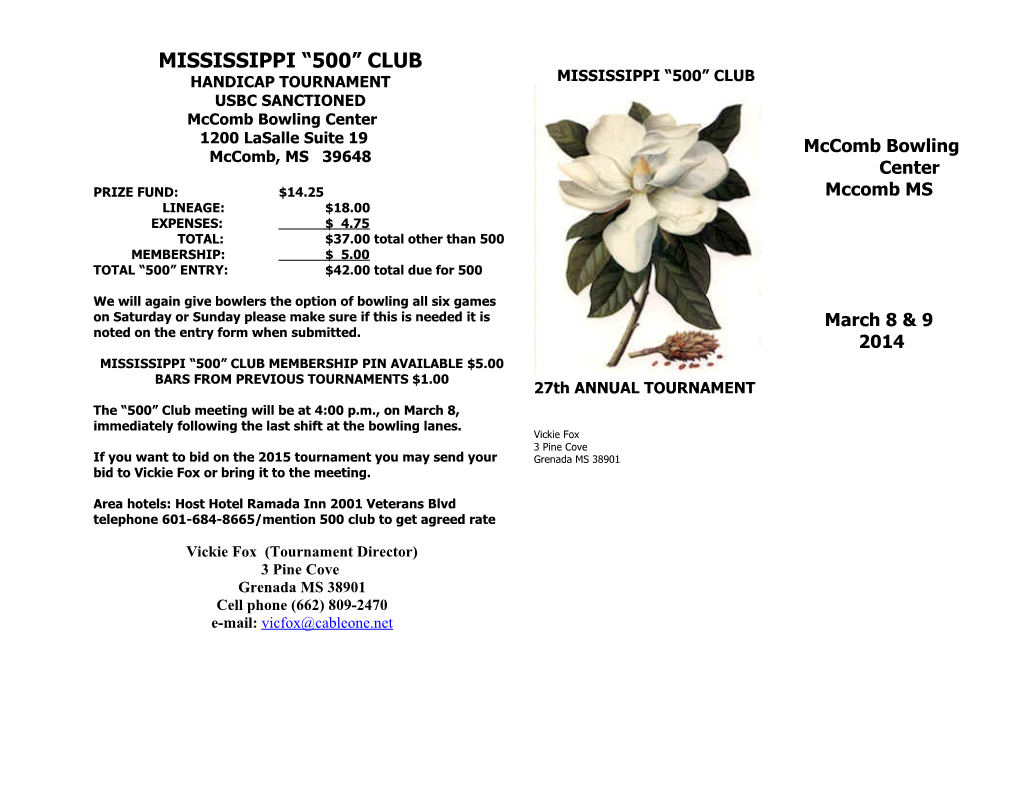 Mississippi 500 Club