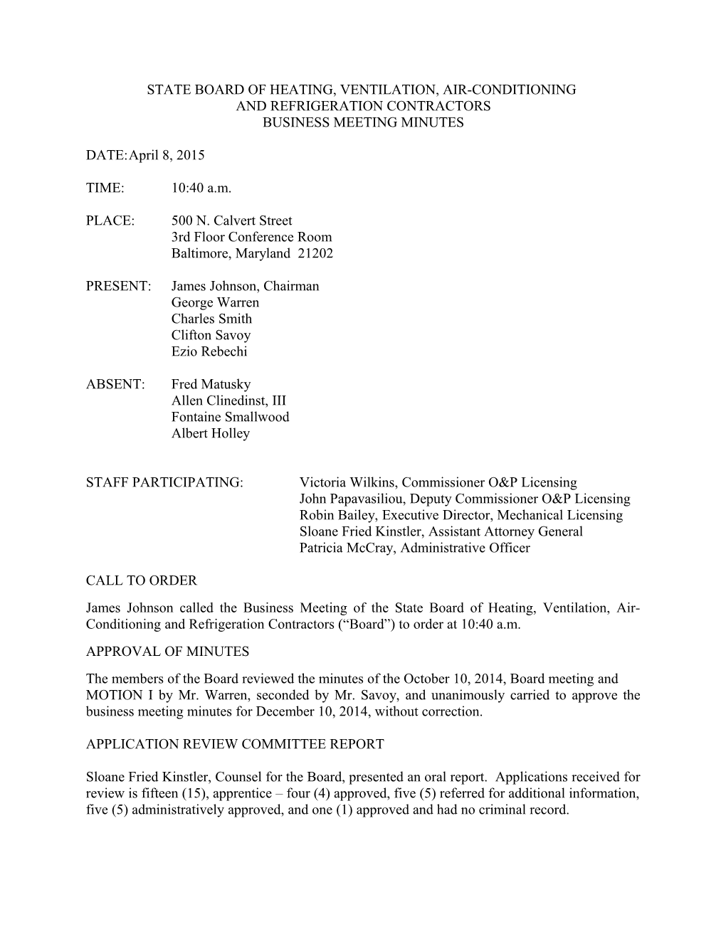 State Board of Heating, Ventilation, Air-Conditioning And s3