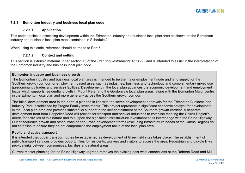 Cairns Region Planning Scheme s1