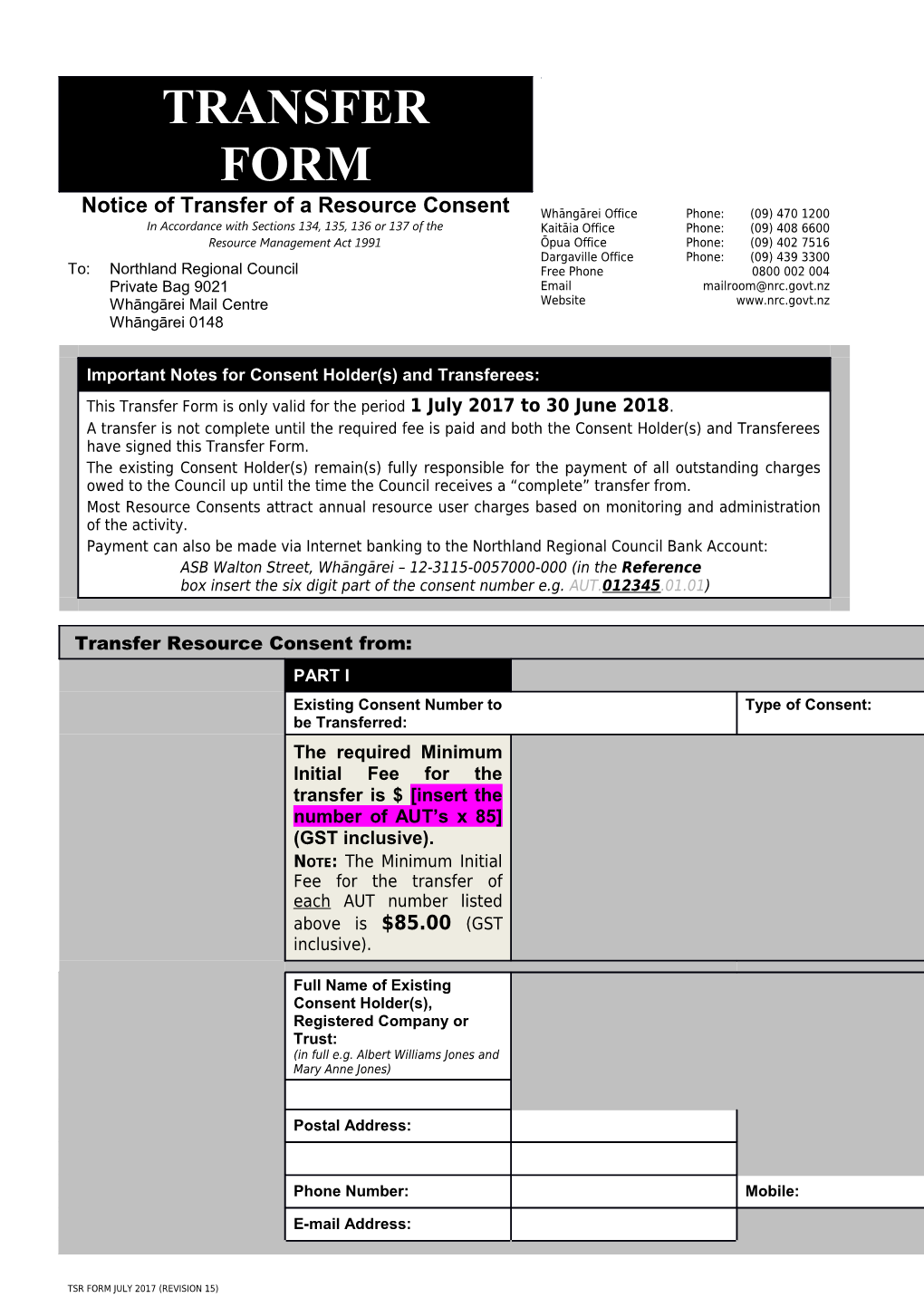 In Accordance with Sections 134, 135, 136 Or 137 of The