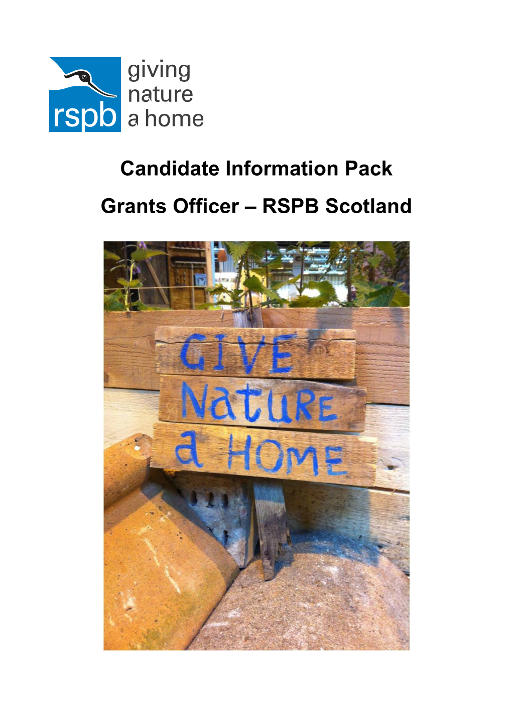 Grants Officer RSPB Scotland