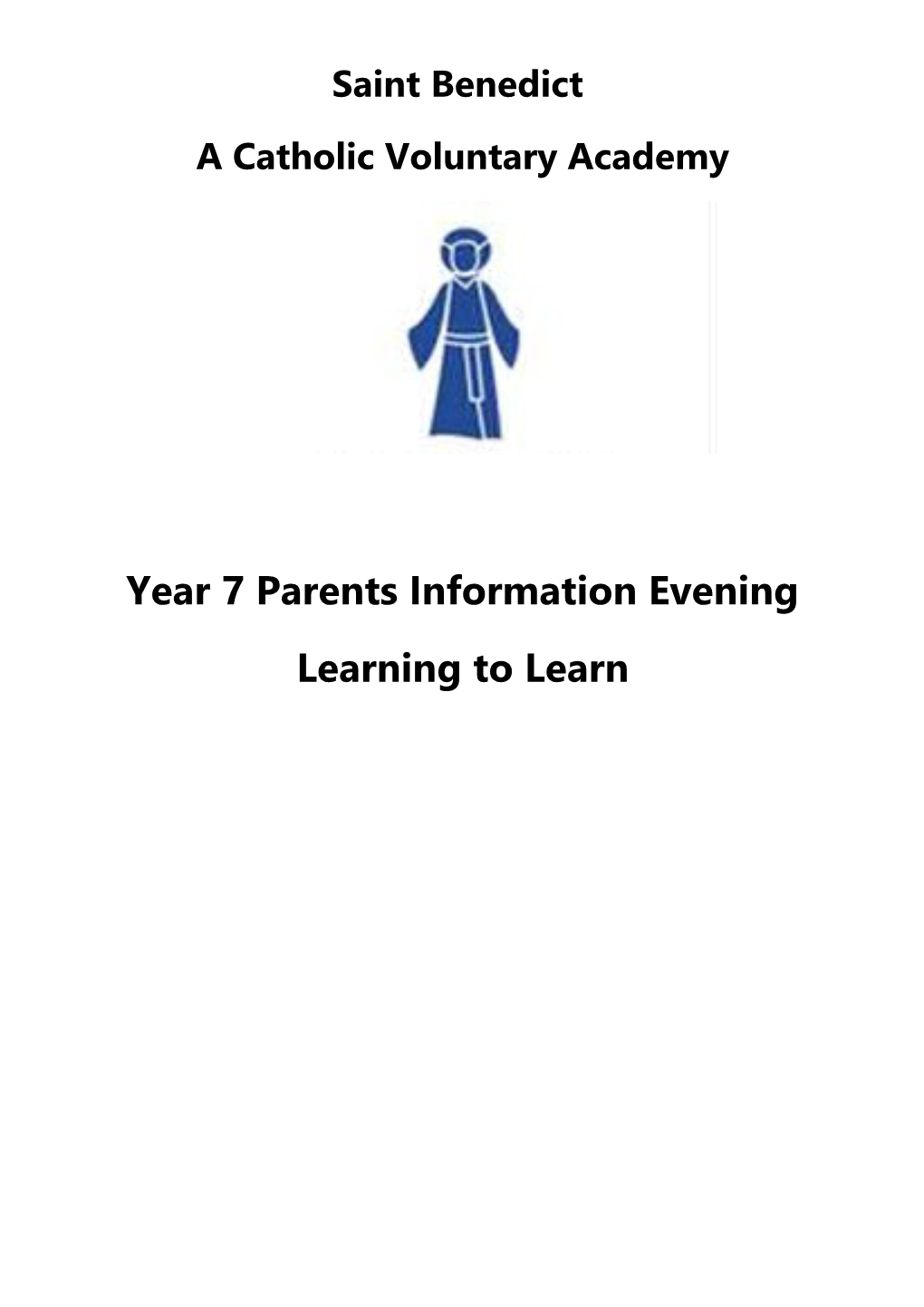 Year 7 Parents Information Evening